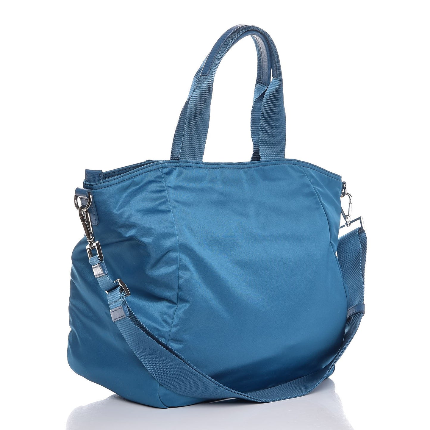 Tessuto Nylon Tote Cobalto