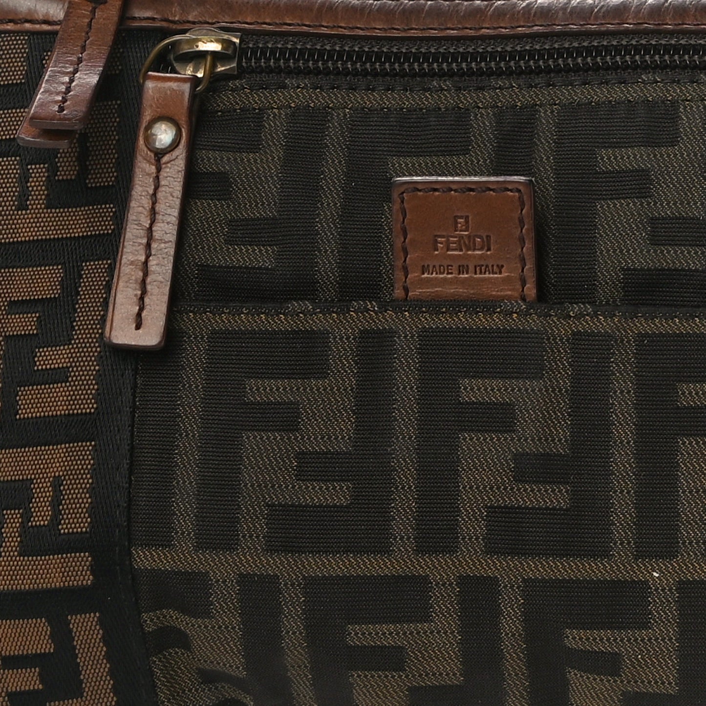 Zucca Vitello Patchwork Belt Bag Tobacco Sabbia