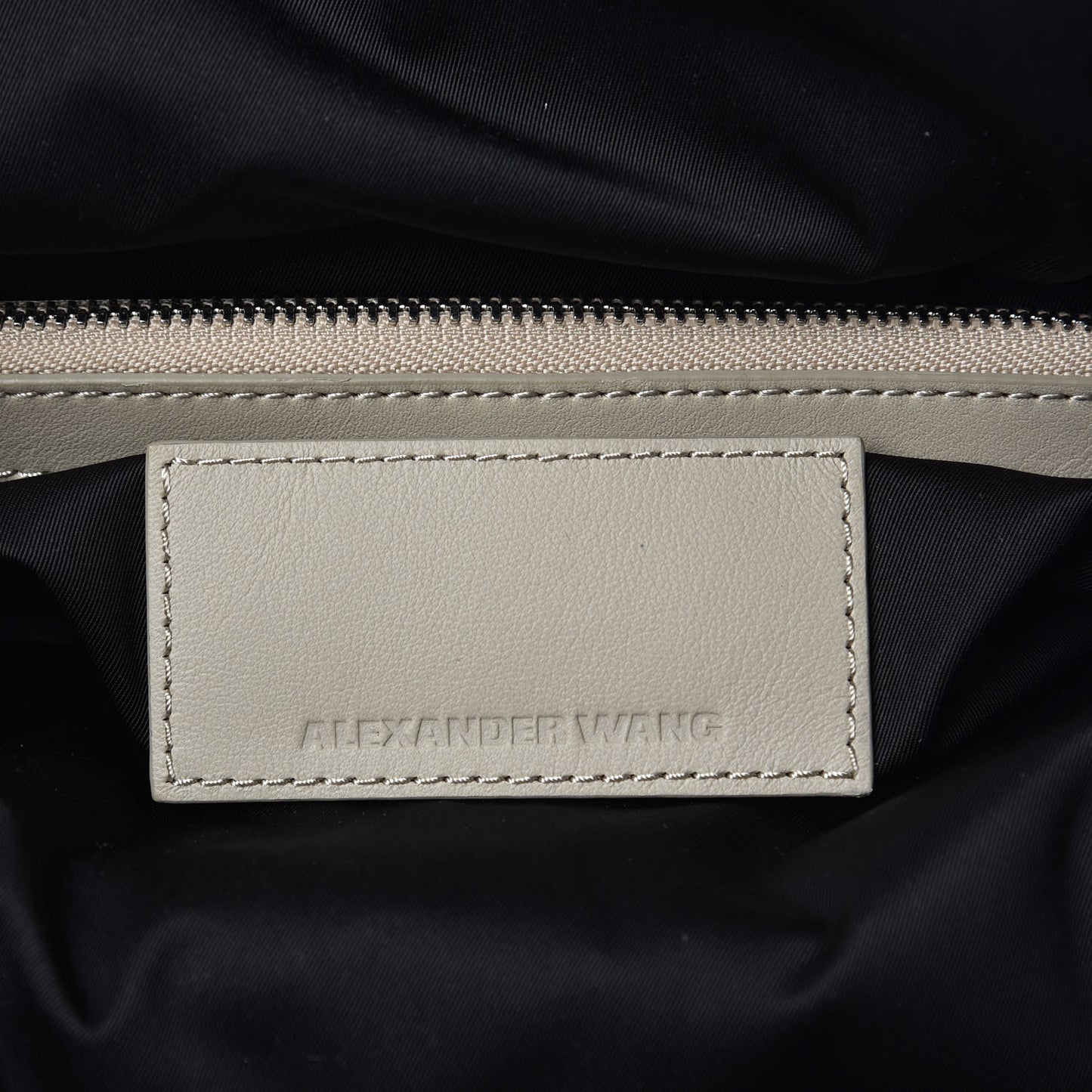 Pebbled Calfskin Large Emile Beige