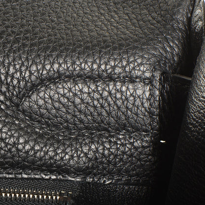 Hermes Taurillon Clemence Shoulder Kelly 40 Black 21 of 26