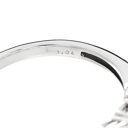 Parker & West by FASHIONPHILE Platinum Diamond 1.04ct Half Eternity Band Ring 52 6 10 of 10