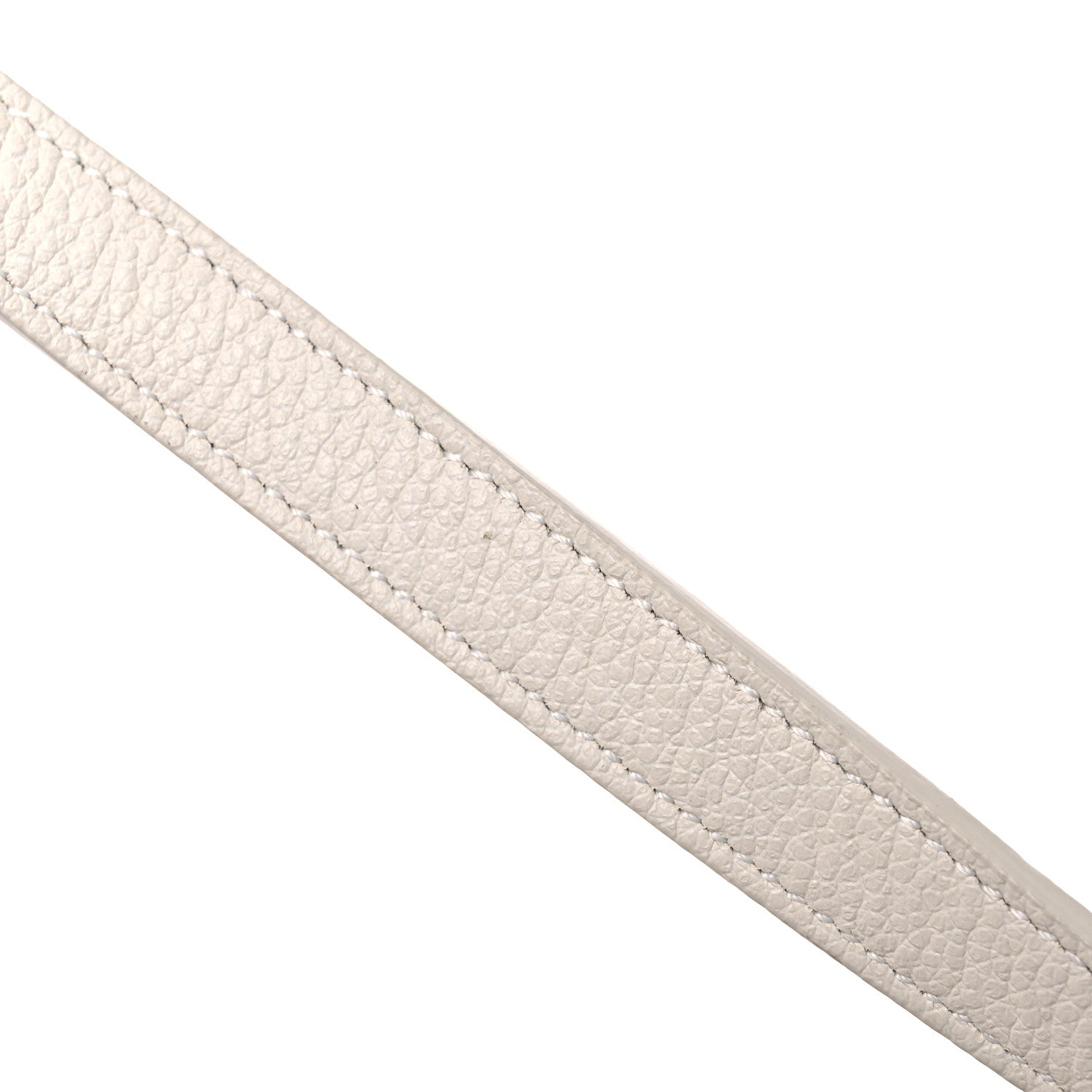 Saint Laurent Grained Calfskin Small Rive Gauche White 33 of 35