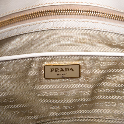 Prada Saffiano Large Galleria Double Zip Tote Talco 5 of 23