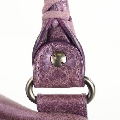 Balenciaga Agneau Classic Hardware City Metallic Purple 14 of 14