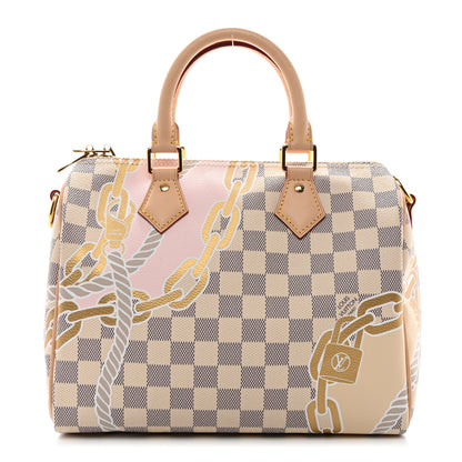 Louis Vuitton Damier Azur Nautical Speedy Bandouliere 25 1 of 11