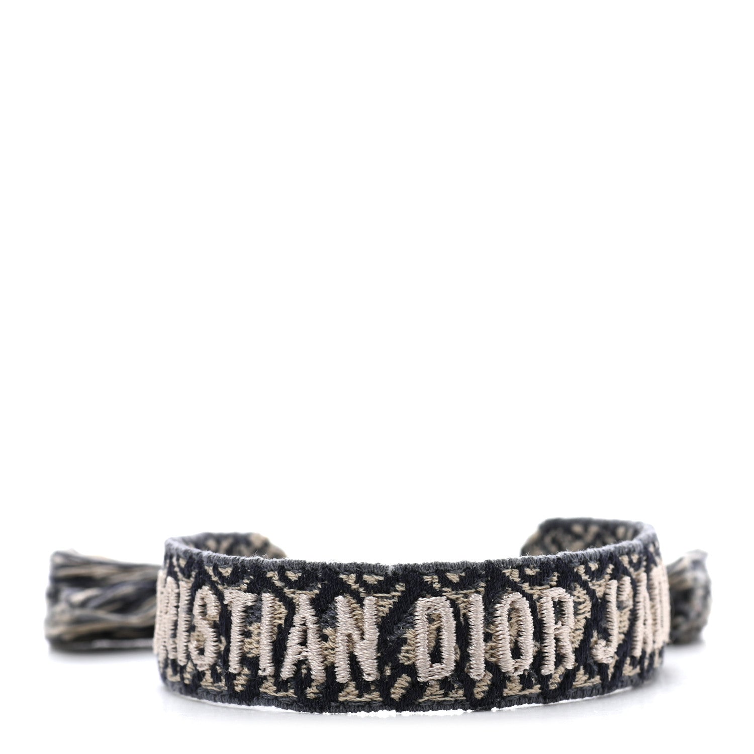 Christian Dior Woven Cotton J'Adior Friendship Bracelet Blue 1 of 4