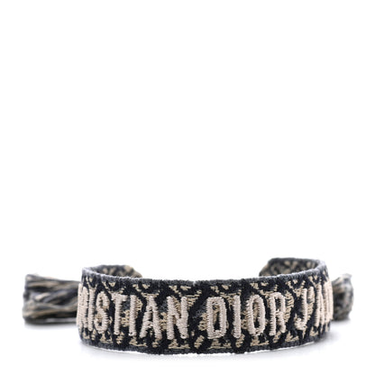 Christian Dior Woven Cotton J'Adior Friendship Bracelet Blue 1 of 4