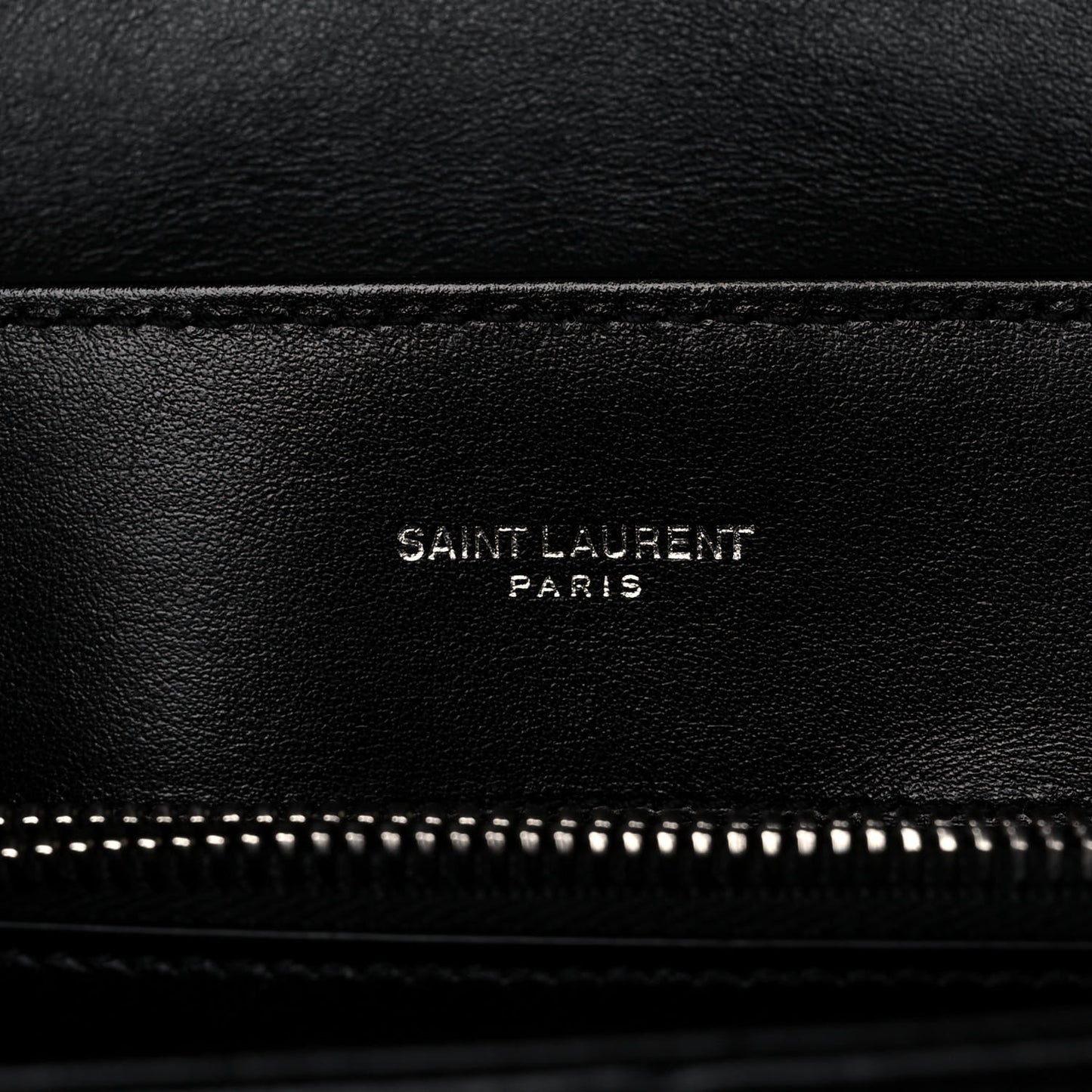 Calfskin Y Quilted Monogram Medium Loulou Chain Satchel Black