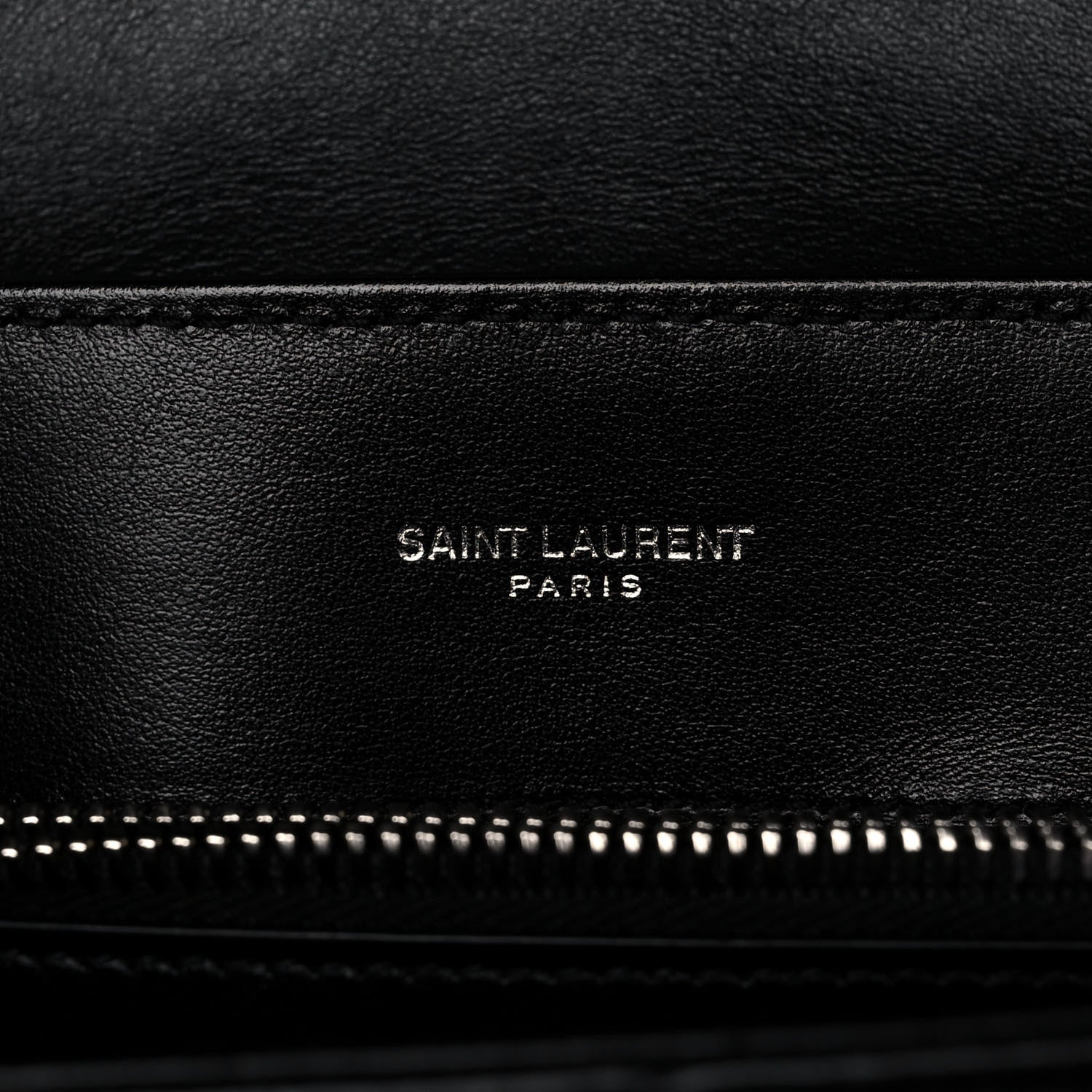 Saint Laurent Calfskin Y Quilted Monogram Medium Loulou Chain Satchel Black 6 of 16