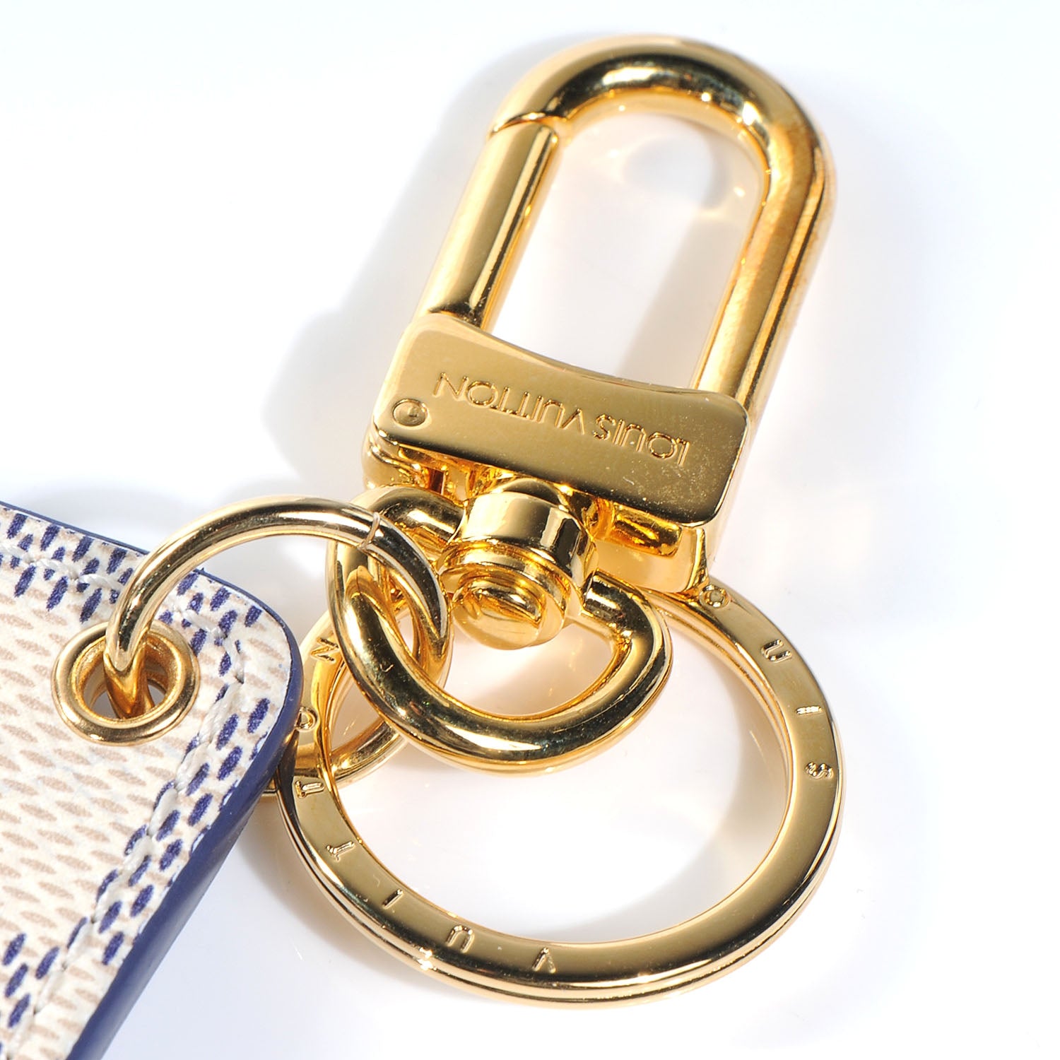 Louis Vuitton Damier Illustre Groom Key Holder Azur 3 of 6