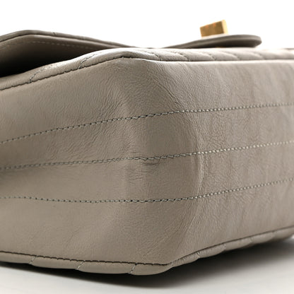 Chanel Calfskin Chevron Quilted 2.55 Reissue 225 Flap Grey 9 of 10