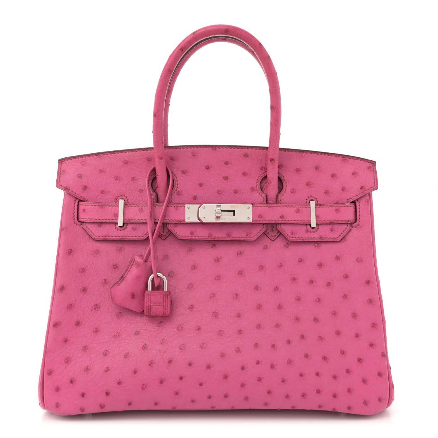 Hermes Ostrich Birkin 30 Fuchsia 1 of 11