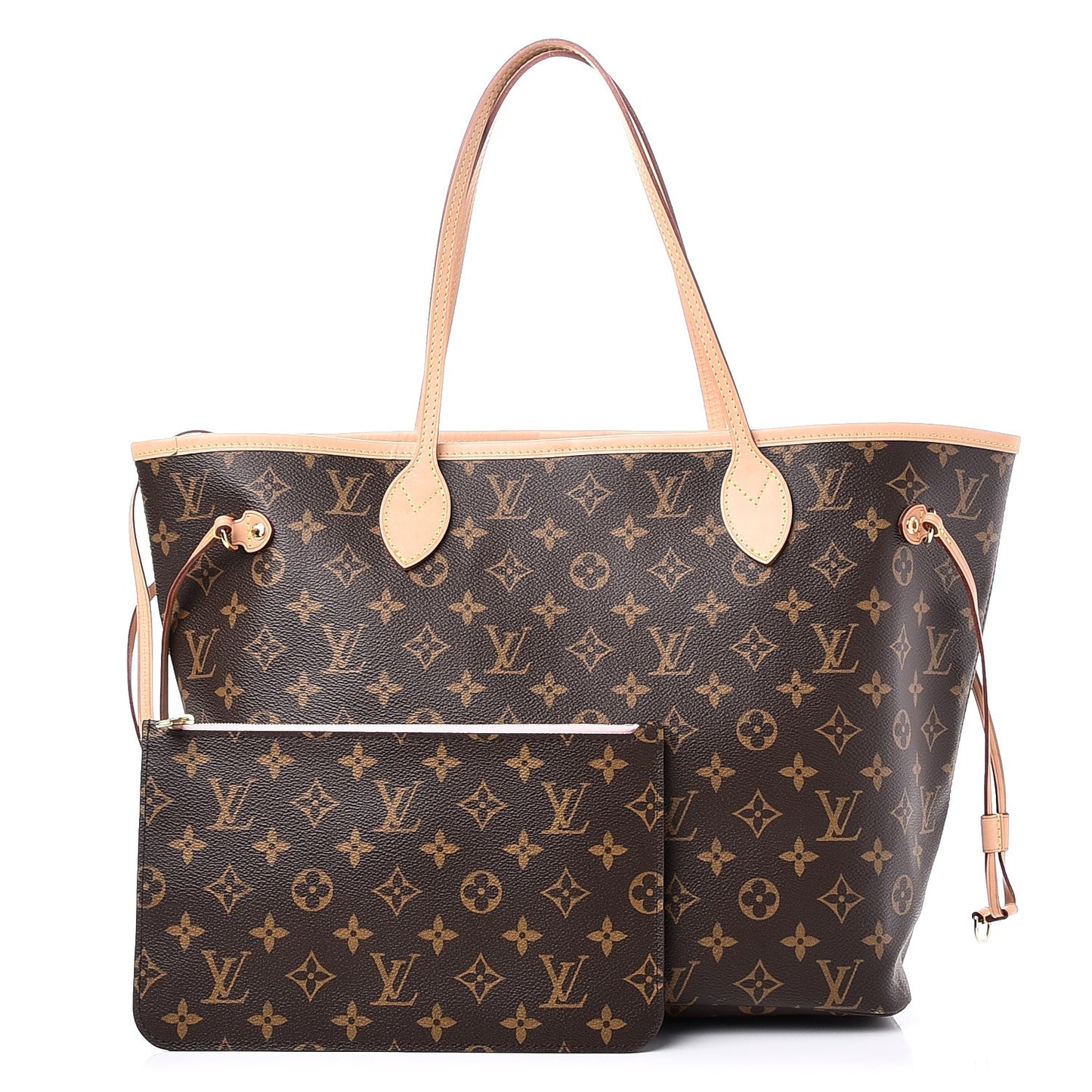 Monogram Neo Neverfull MM Rose Ballerine