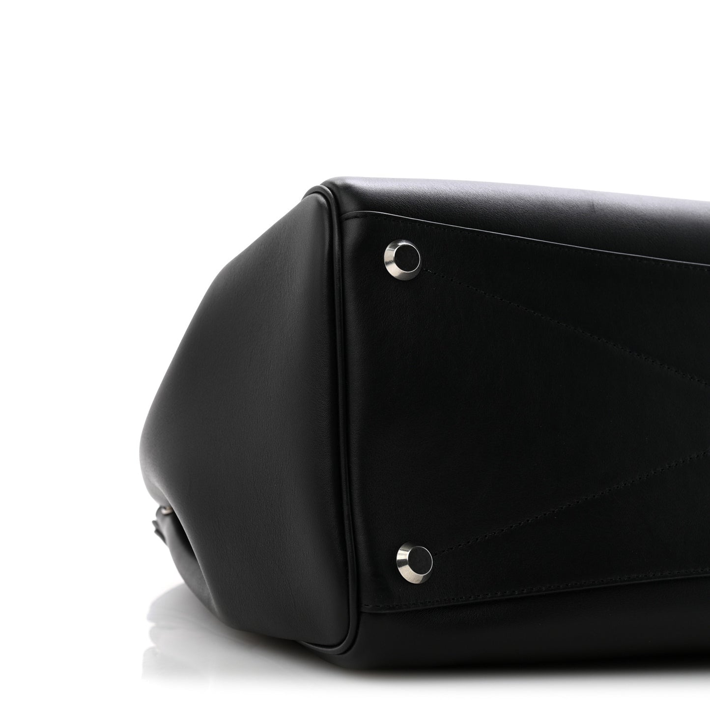 Smooth Calfskin Medium Bel Air Carry All Bag Black