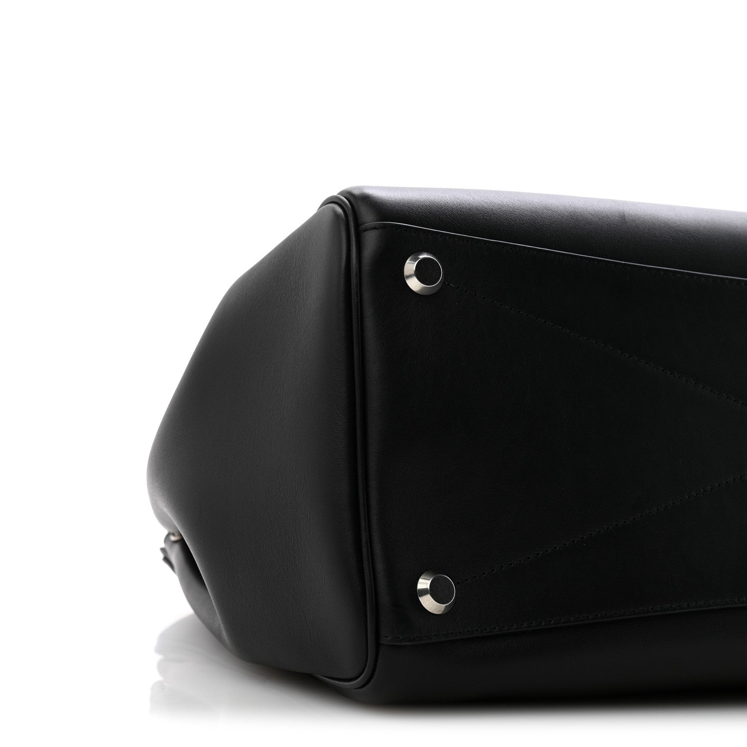 Balenciaga Smooth Calfskin Medium Bel Air Carry All Bag Black 8 of 9