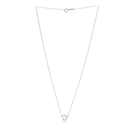 Tiffany Sterling Silver Mini Paloma Picasso Loving Heart Pendant Necklace 3 of 5