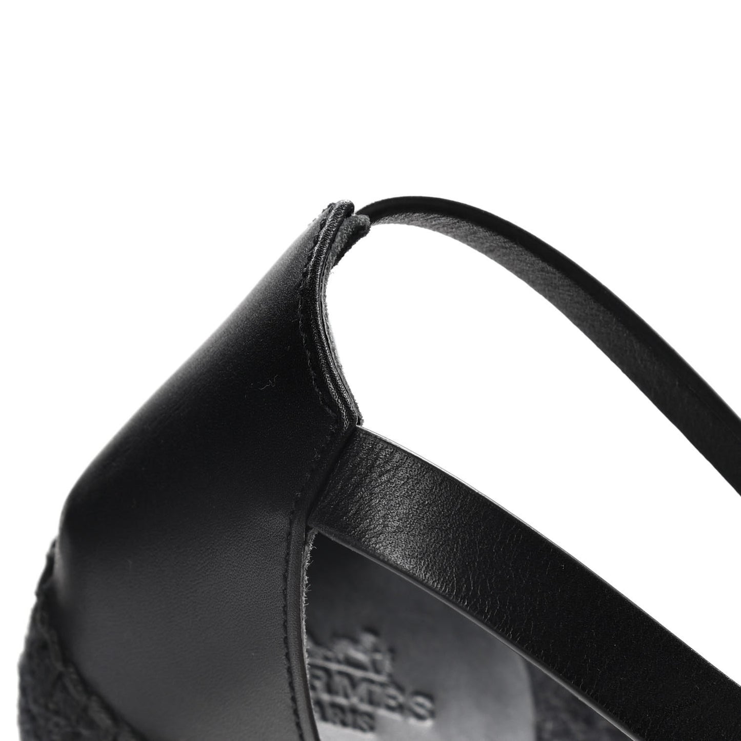Calfskin Tipoli Espadrille Wedges 37 Black