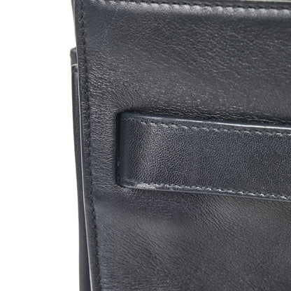 Saint Laurent Calfskin Small Sac De Jour Marine Black 7 of 9