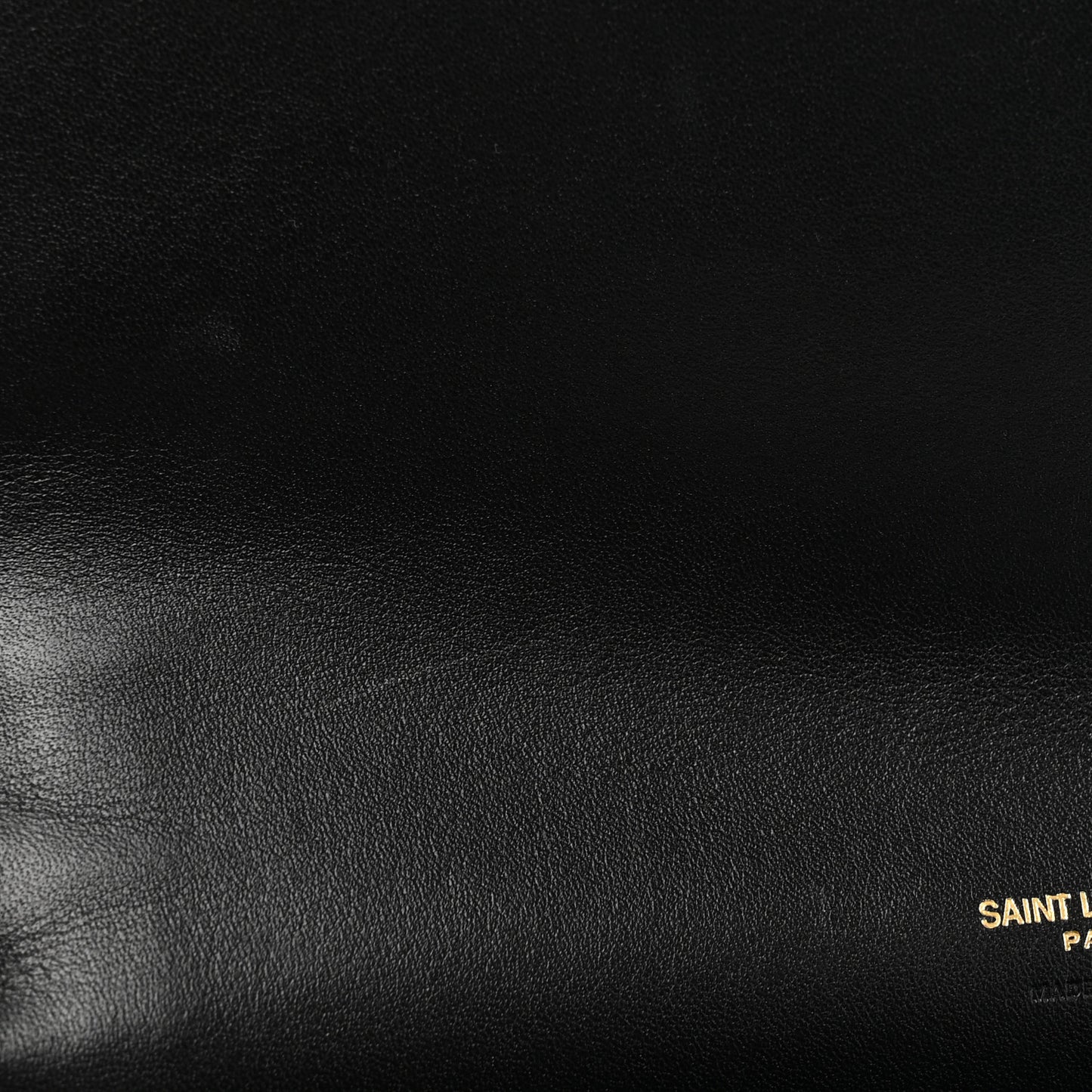 Nappa Patent Calfskin Two-Toned Monogram Pouch Alabastro Black