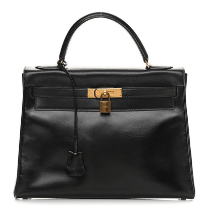 Hermes Box Kelly Retourne 32 Black 1 of 18
