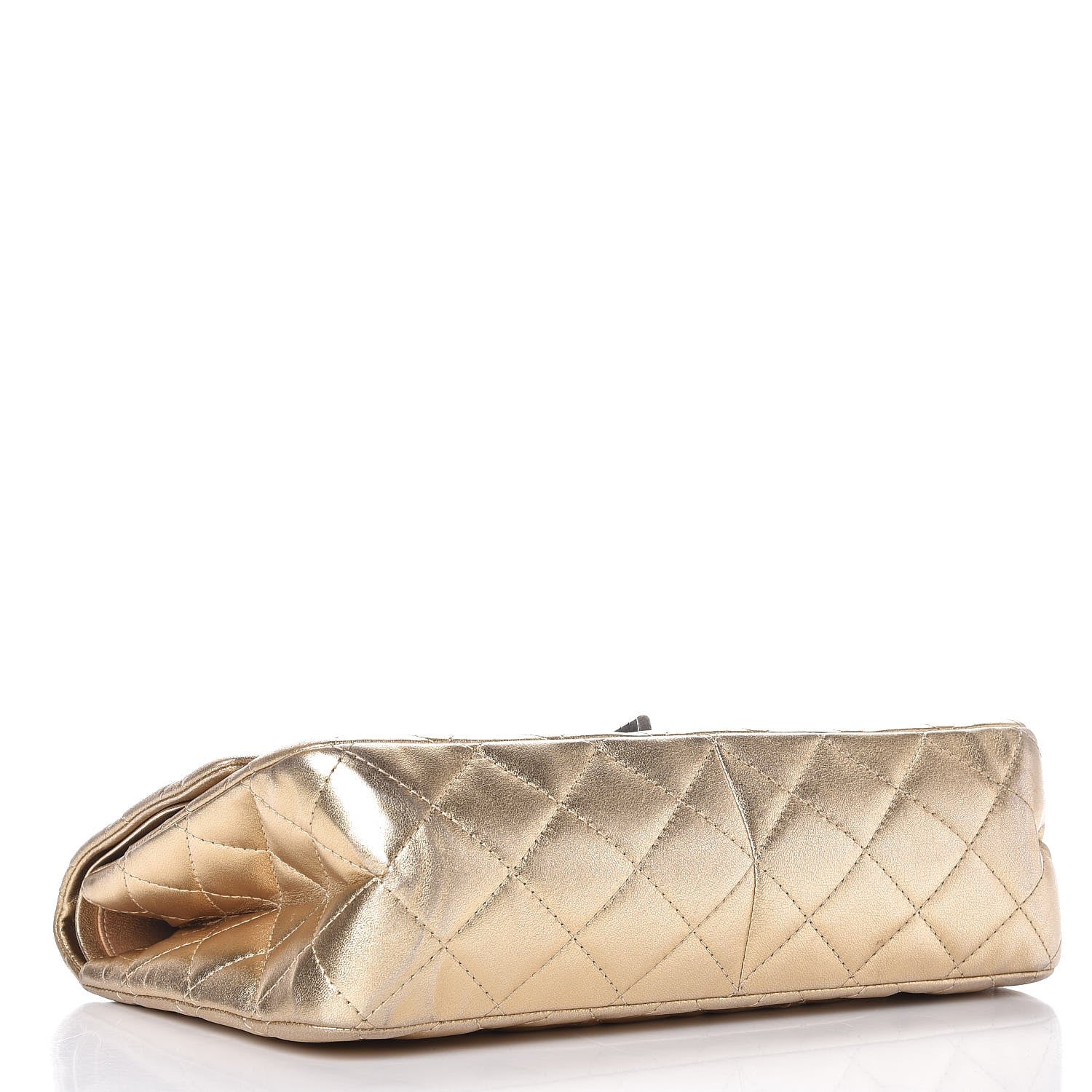 Chanel Metallic Lambskin Quilted 2.55 Reissue 227 Flap Gold 4 of 13