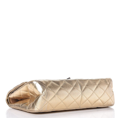 Chanel Metallic Lambskin Quilted 2.55 Reissue 227 Flap Gold 4 of 13