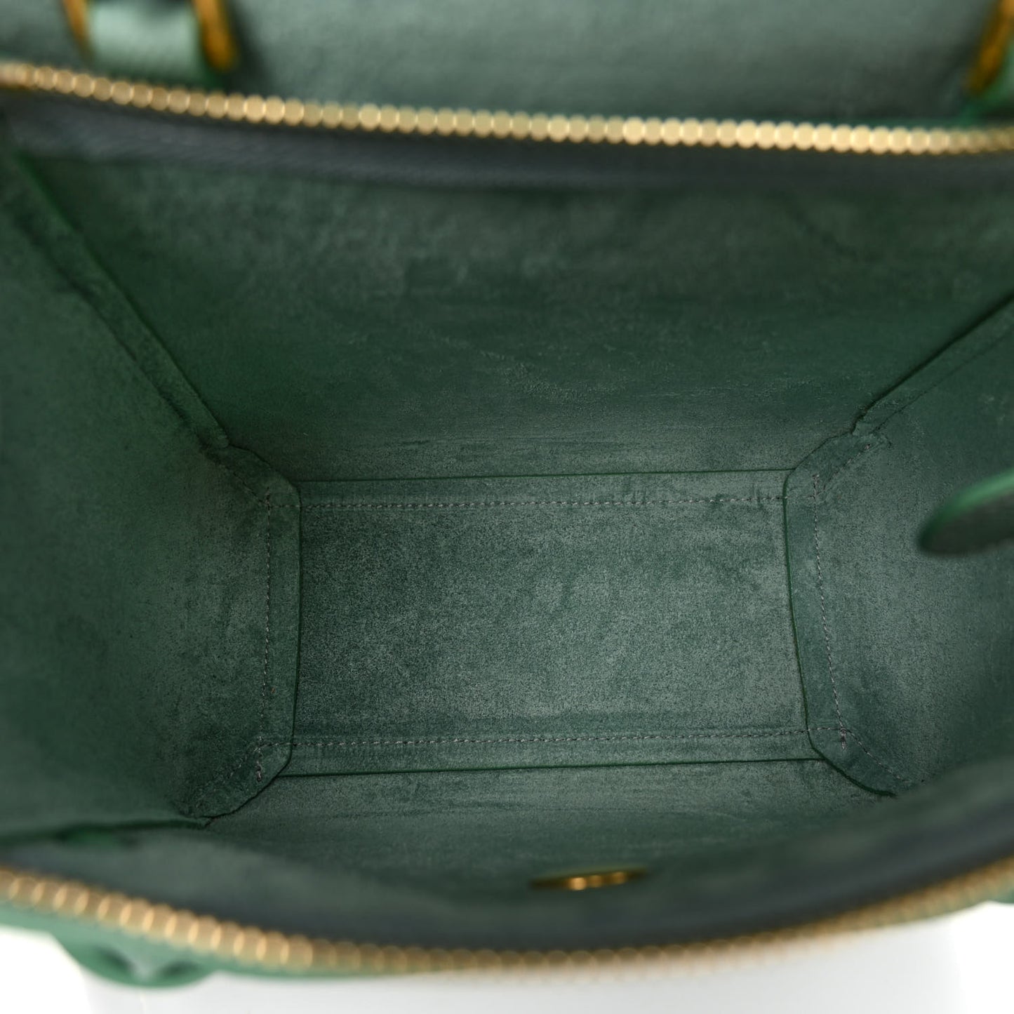 Grained Calfskin Nano Belt Bag Celadon