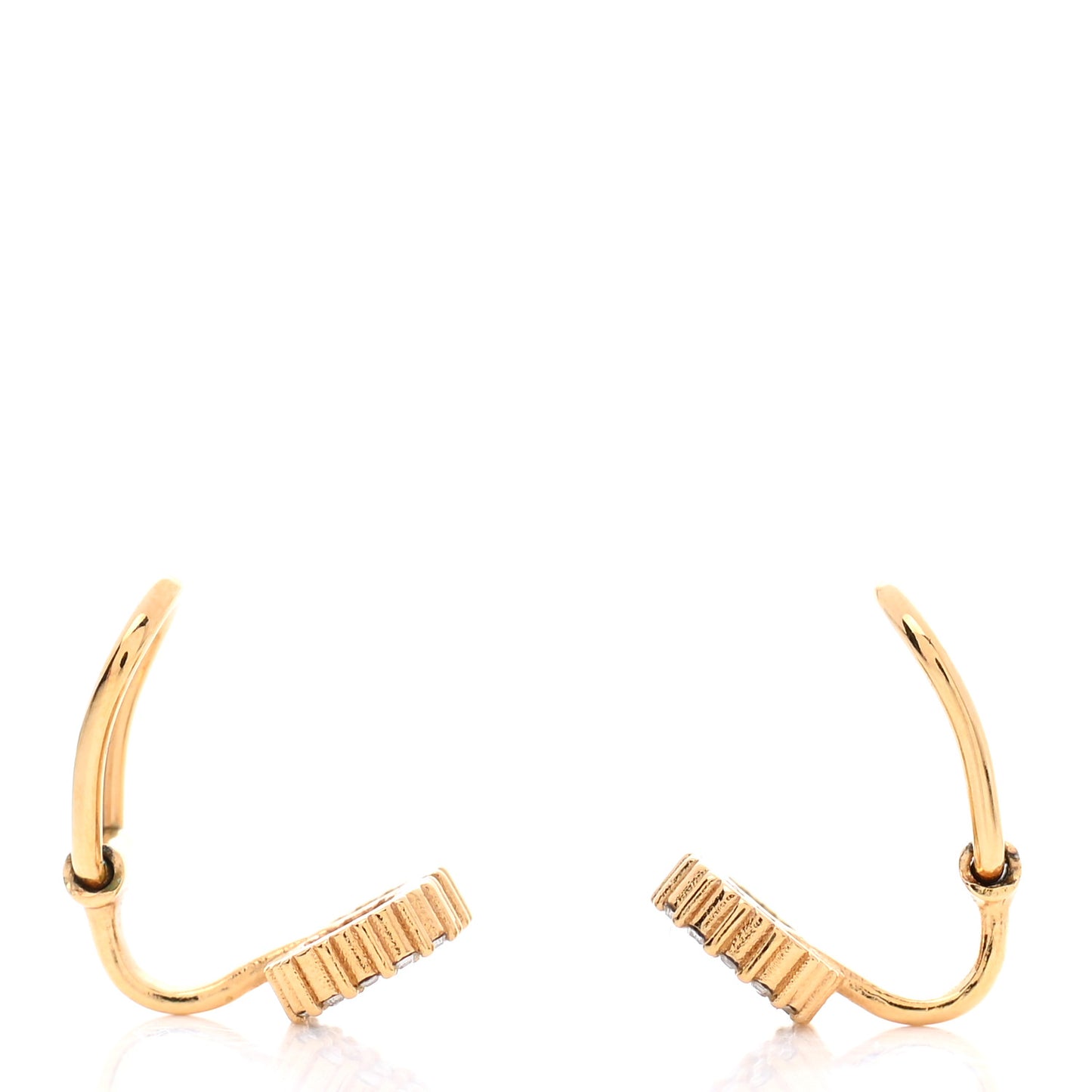 Crystal Clair D Lune Clip On Earrings Gold