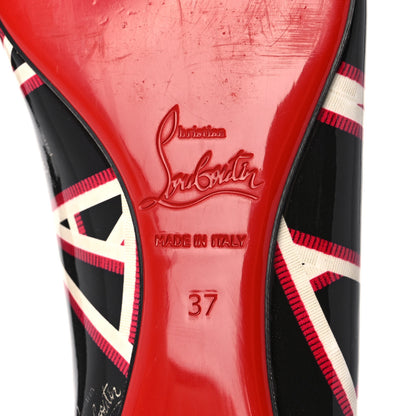 Christian Louboutin Patent Ribbon Ballalla Flats 37 Multicolor 6 of 7