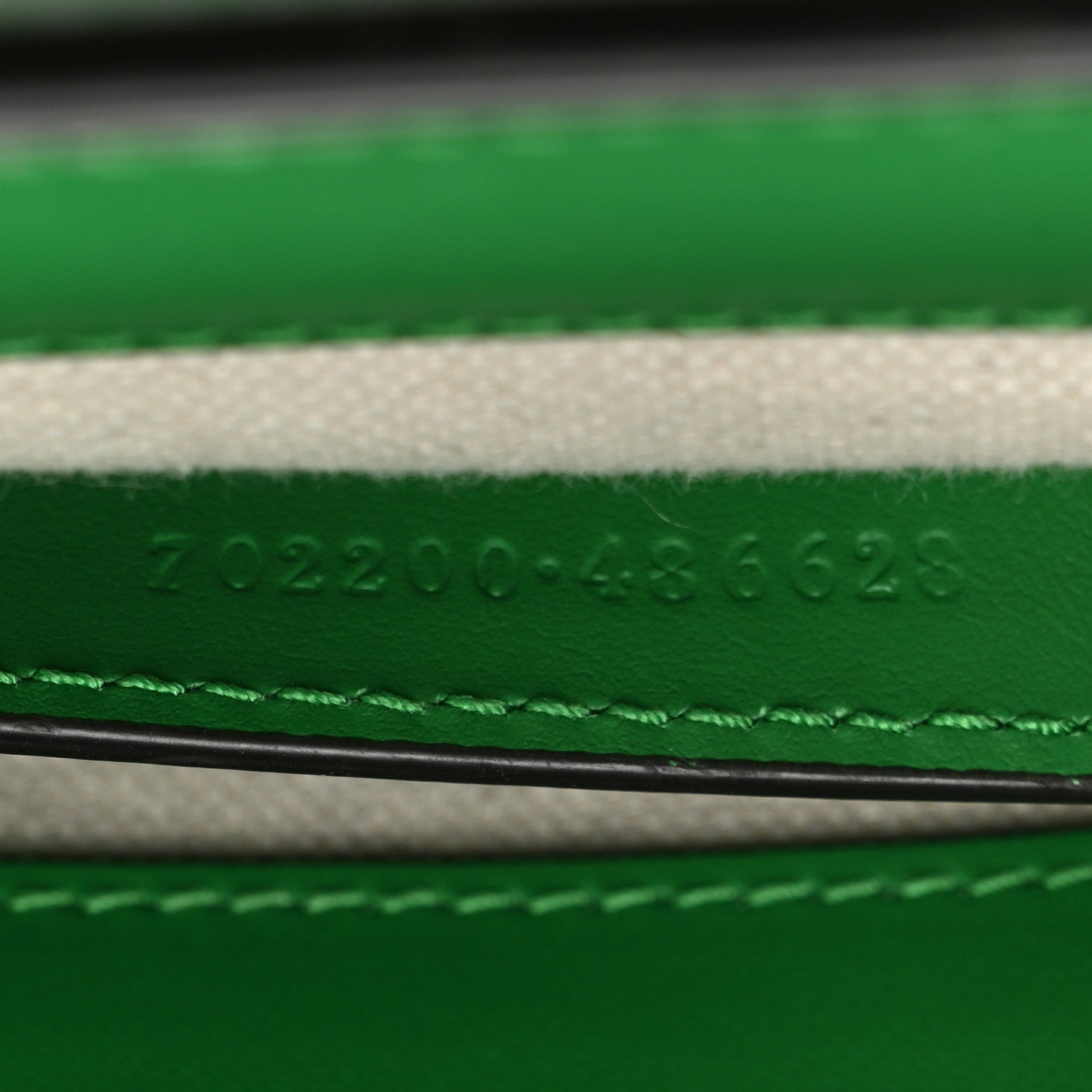 Gucci Calfskin GG Matelasse Small Slim Chain Shoulder Bag Spring Green Natural 8 of 16