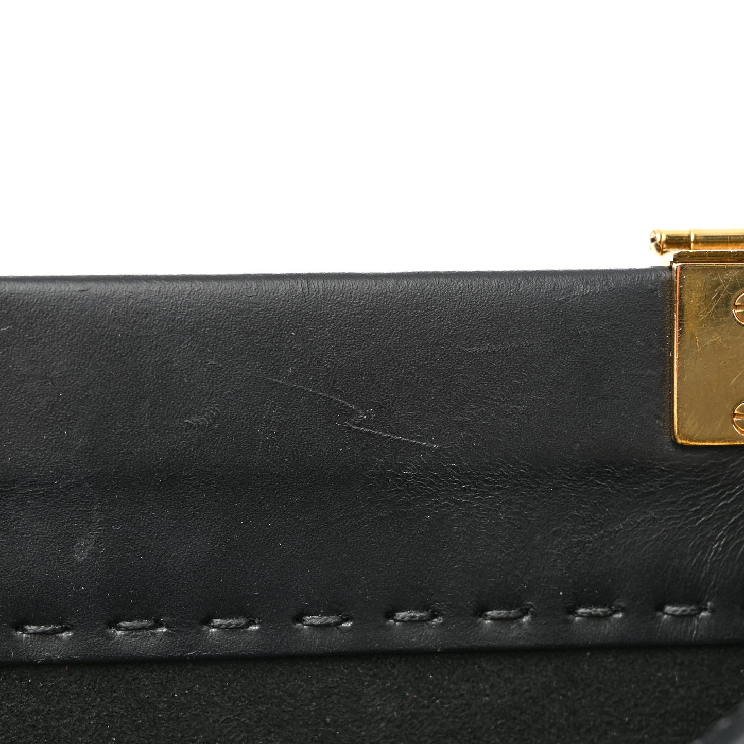 Vitello King Plexiglass Medium Fendi Sunshine Shopper Tote Black