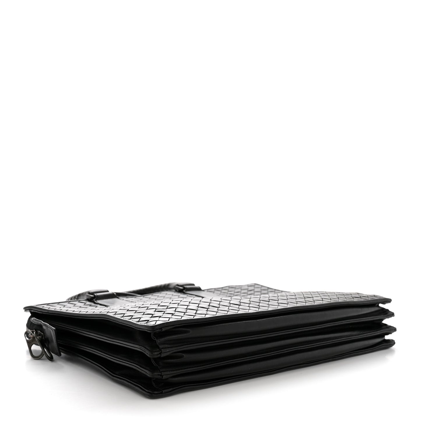 Nappa Intrecciato Briefcase Black