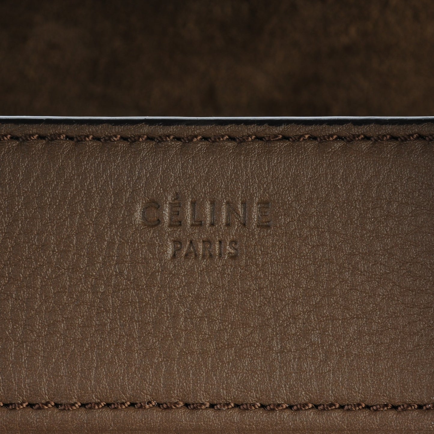 Supple Calfskin Medium Phantom Luggage Khaki