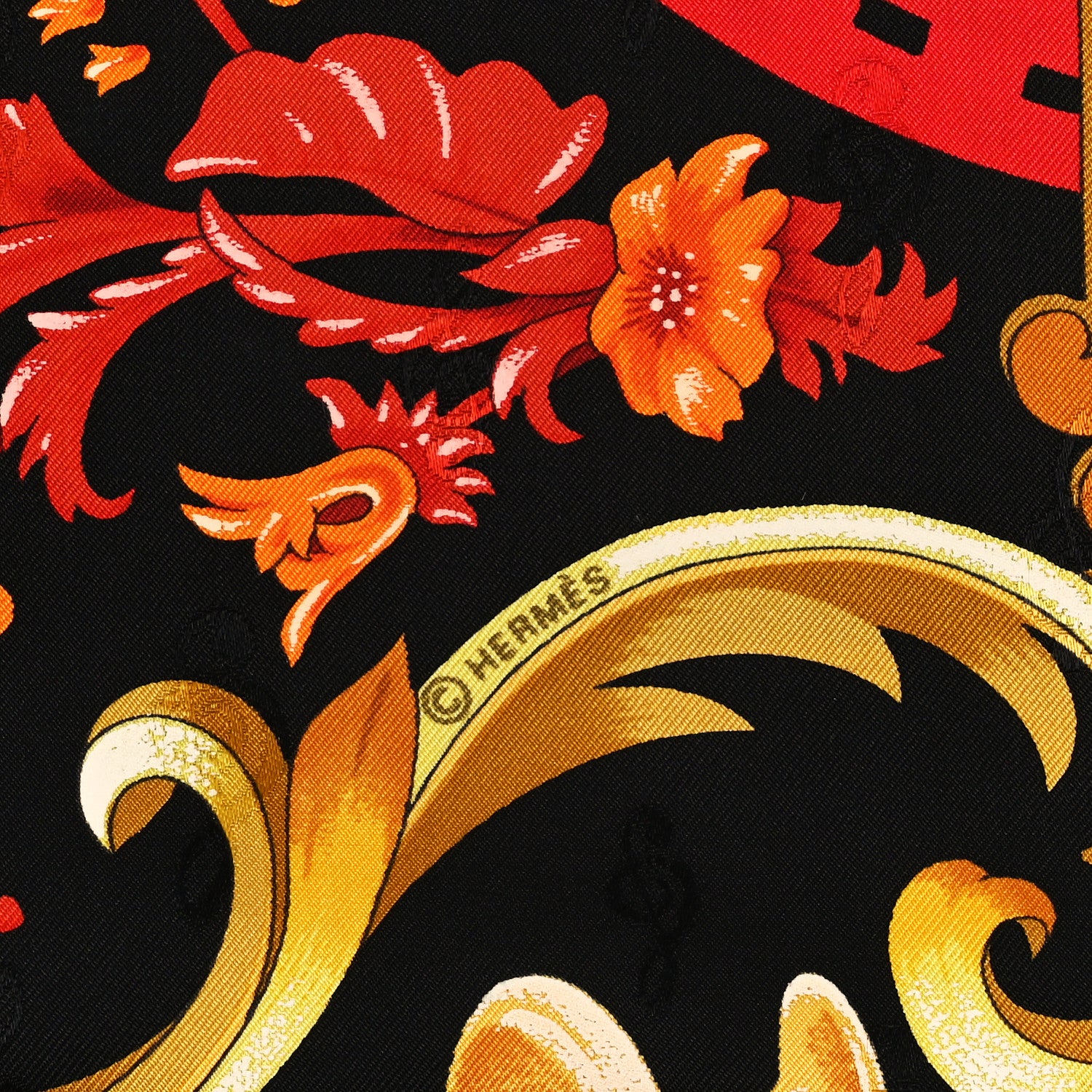 Hermes Silk Orgauphone Et Autres Mecaniques Scarf 90 3 of 4