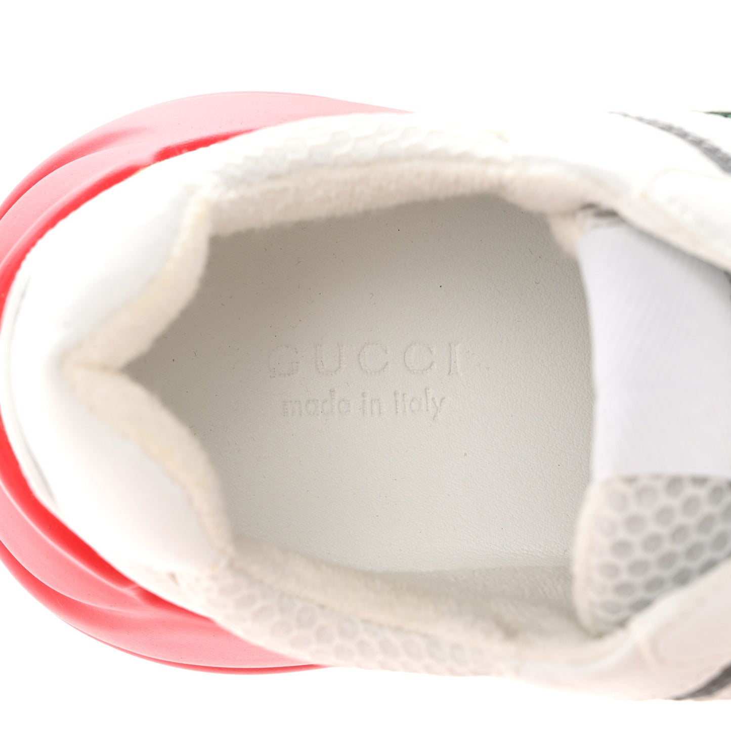 Lavaredo Eco Fabric Mesh Web Womens Rhyton Reflective Sneakers 36.5 Great White Green Red Silver
