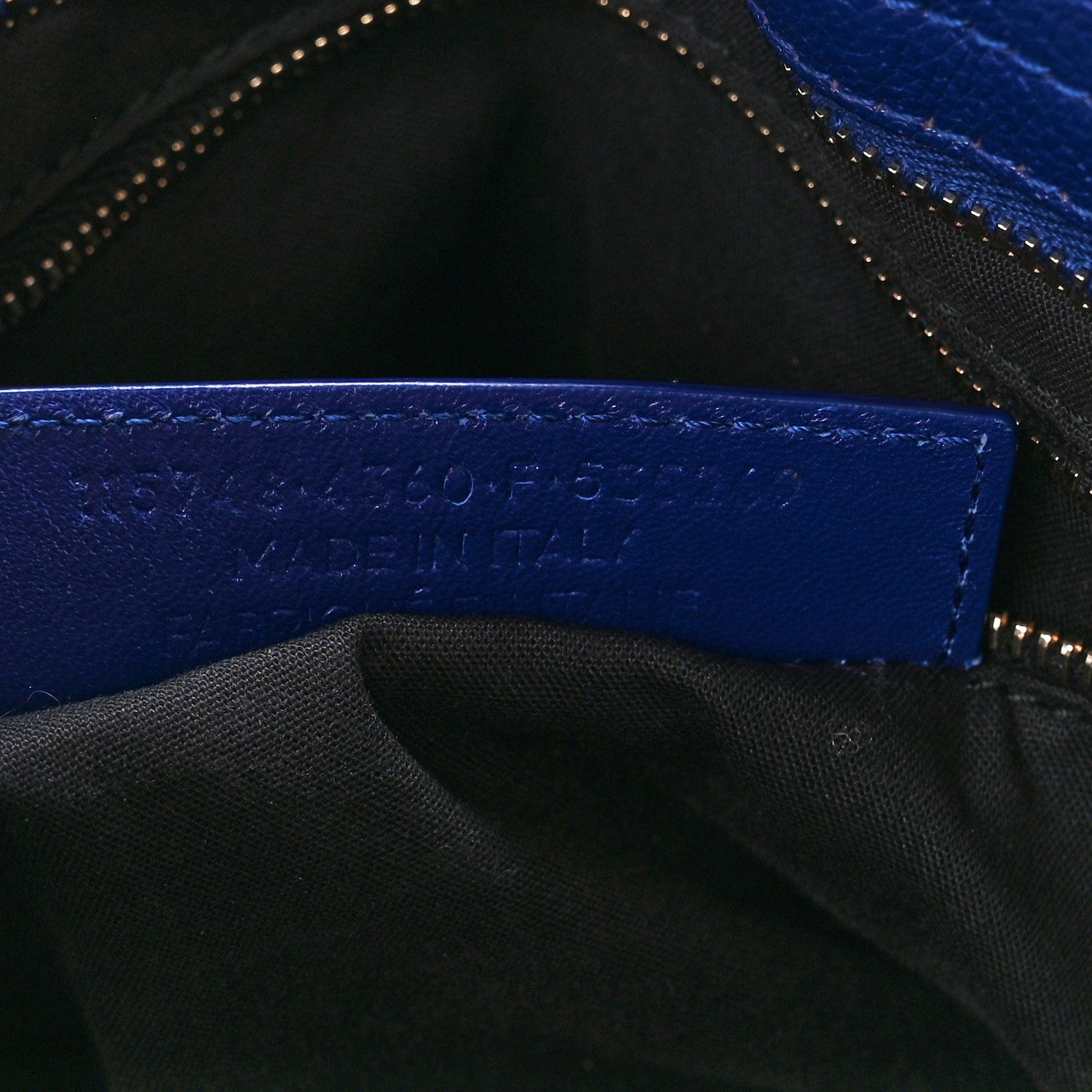 Balenciaga Chevre Hamilton Gold Metallic Edge Hardware City Bleu Roi 8 of 11