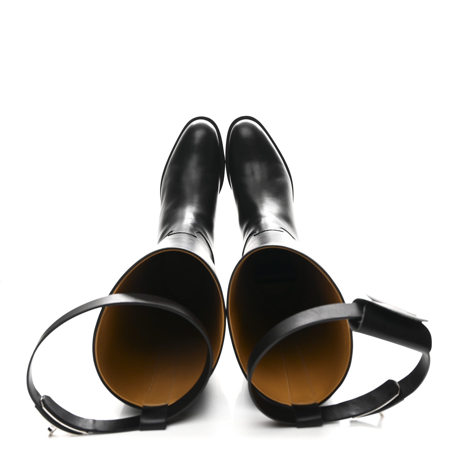 Hermes Box Kelly Jumping Boots 39 Black 2 of 9