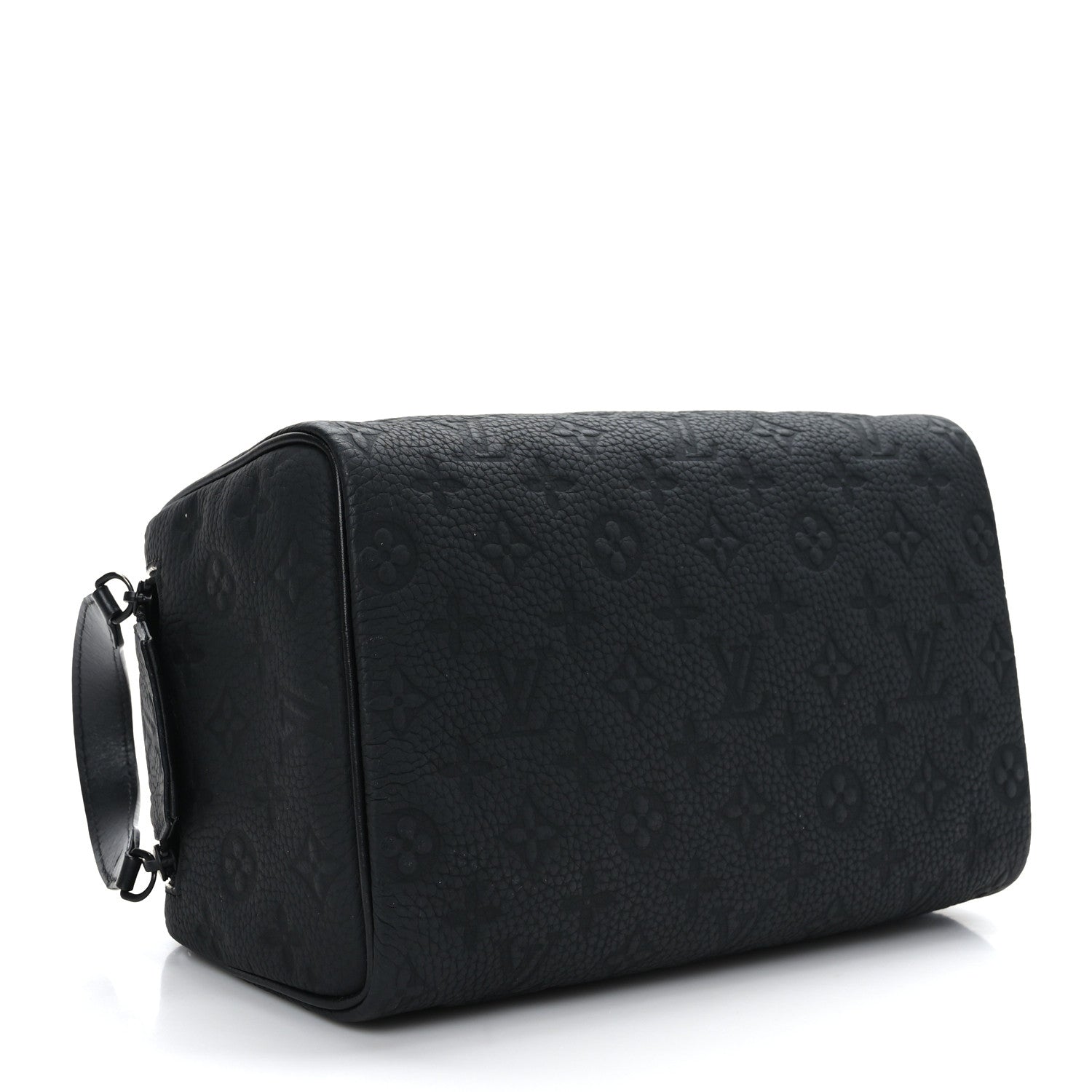 Louis Vuitton Taurillon Monogram Dopp Kit Toilet Pouch Black 4 of 10