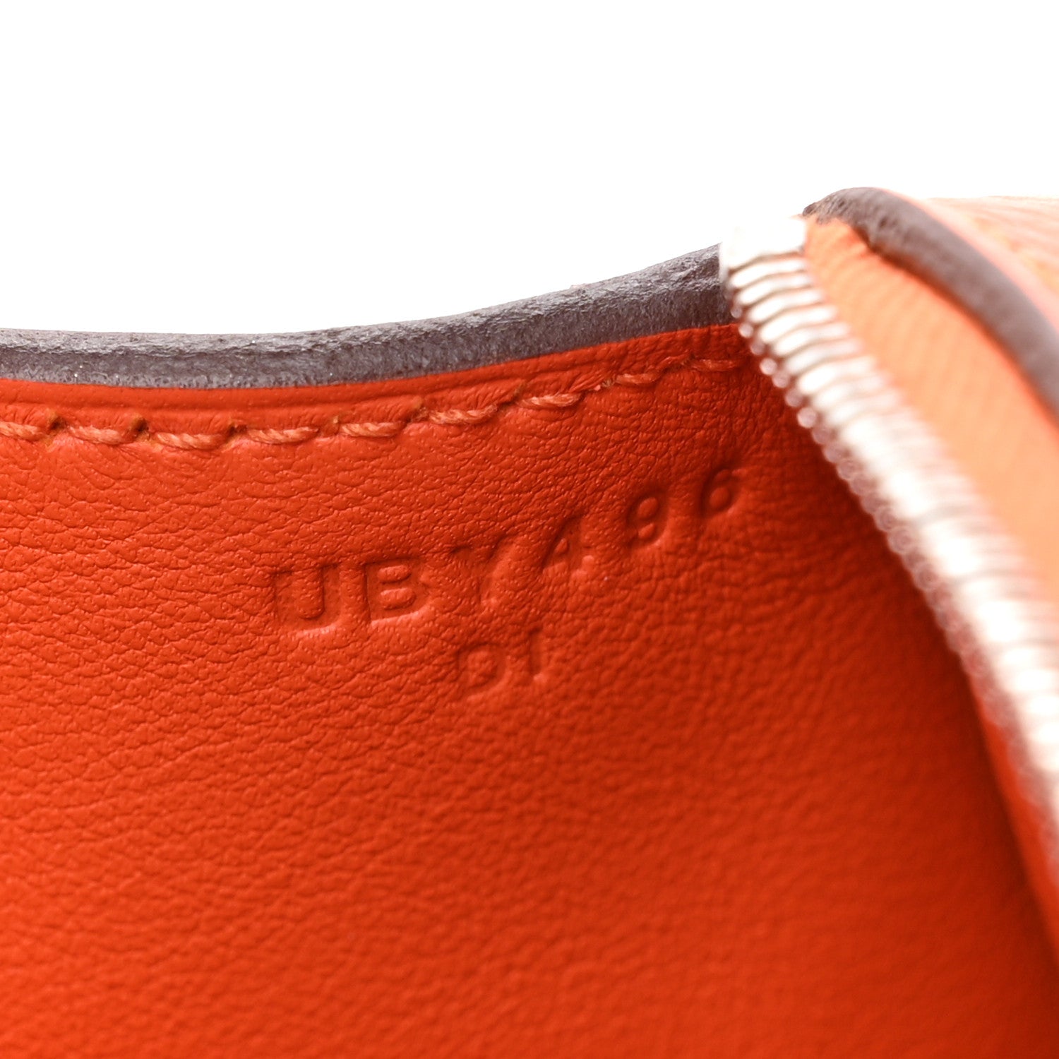 Hermes Taurillon Clemence Mini Lindy 20 Feu 7 of 11