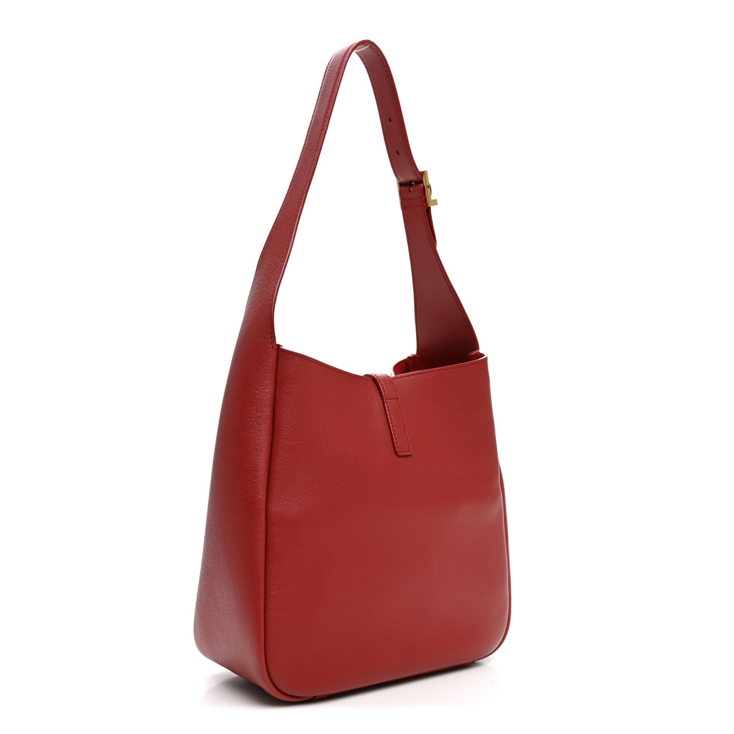 Smooth Calfskin Small Le 5 A 7 Soft Hobo Red Danger