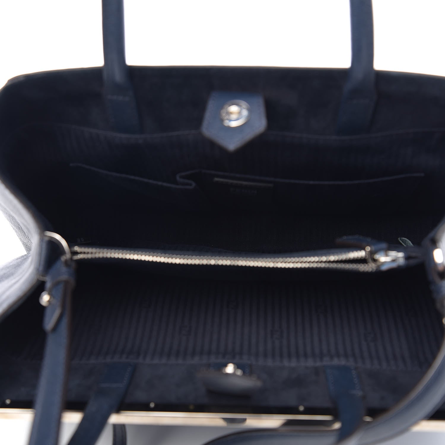 Fendi Vitello Elite Regular 2Jours Tote Lavagna 4 of 11