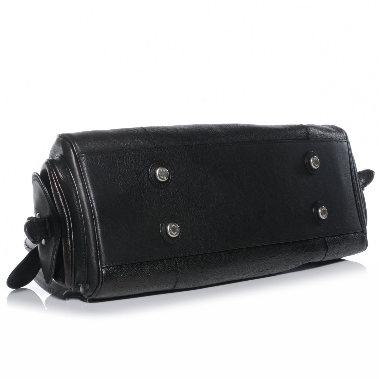 Leather My Dior Satchel Black