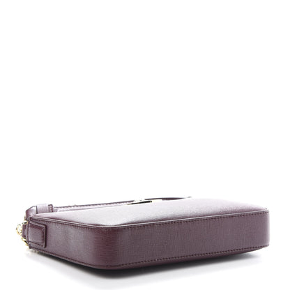 Versace Saffiano Medusa Tribute Shoulder Bag Burgundy 4 of 10