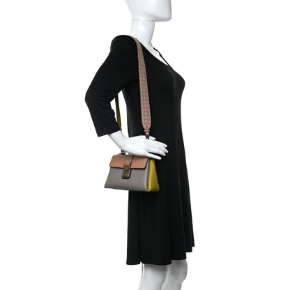 Bottega Veneta Nappa Multicolor Mini Piazza Bag Limestone 2 of 8