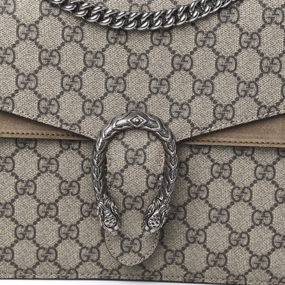 Gucci GG Supreme Monogram Medium Dionysus Shoulder Bag Taupe 10 of 11