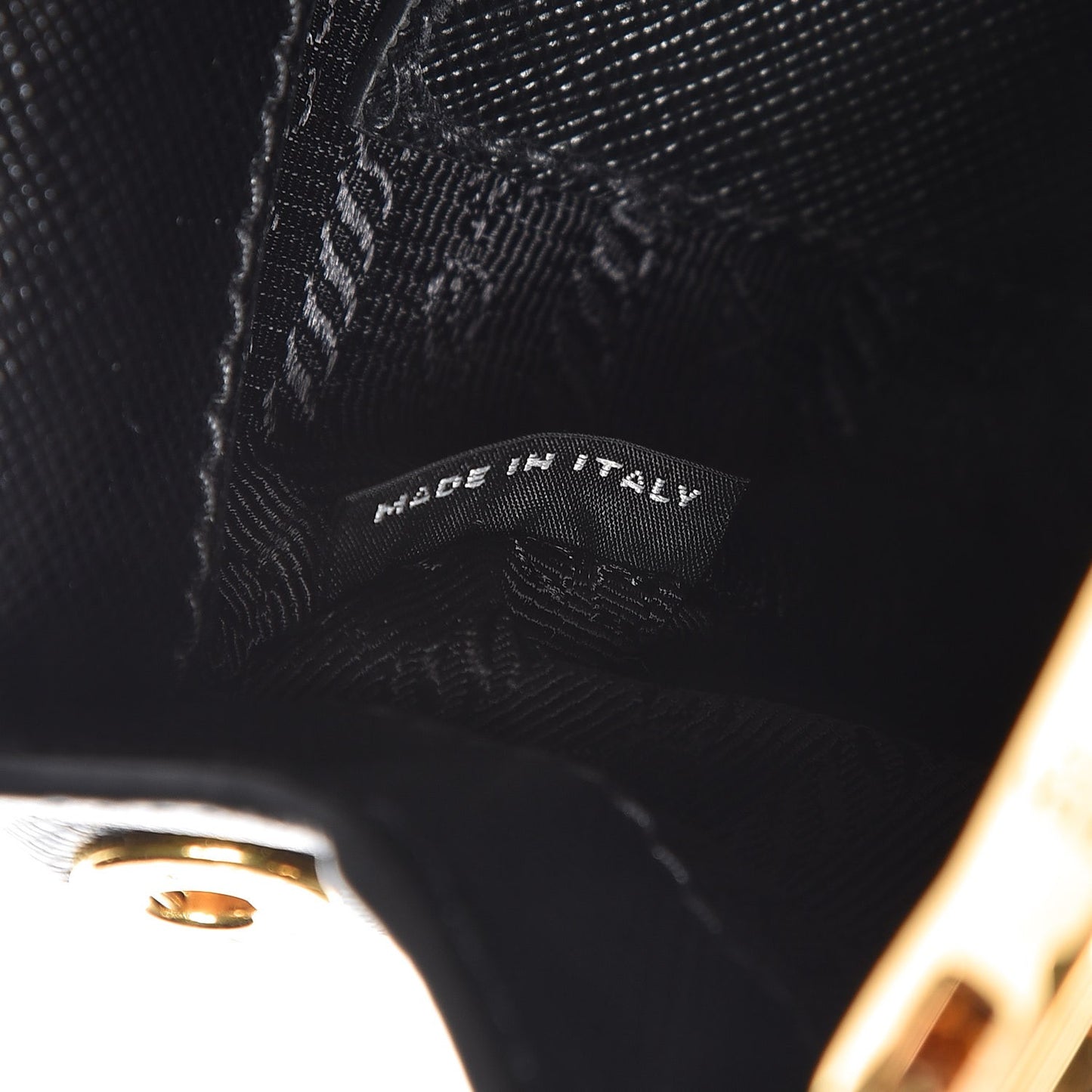 Saffiano Lux Mini Galleria Double Zip Tote Black