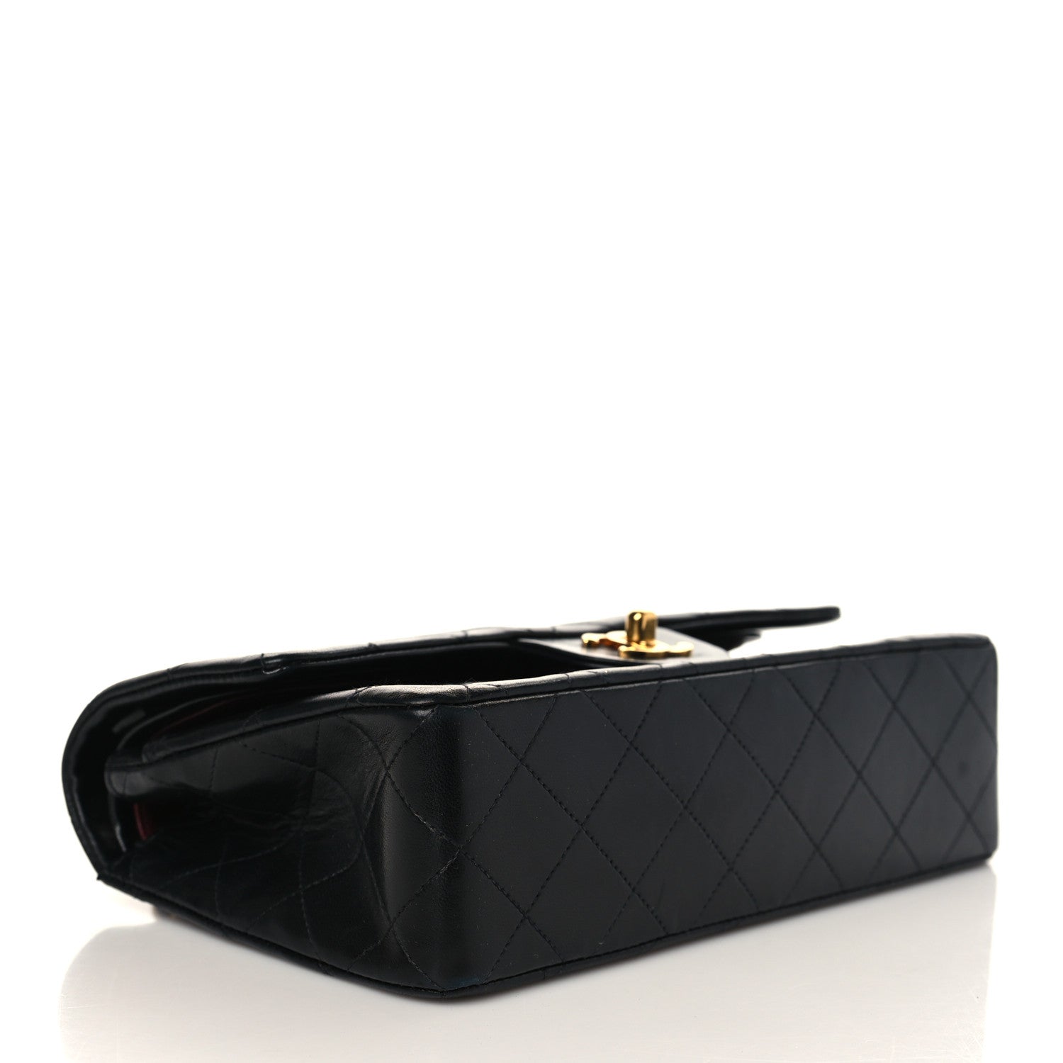 Chanel Lambskin Quilted Small Double Flap Black 4 of 9