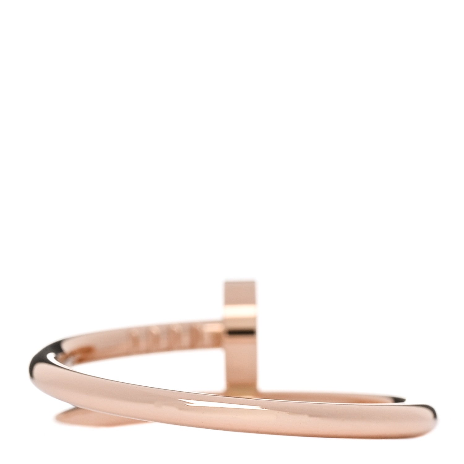 Cartier 18K Pink Gold Small Juste Un Clou Ring 55 7.25 3 of 6