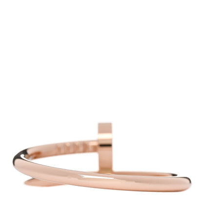 Cartier 18K Pink Gold Small Juste Un Clou Ring 55 7.25 3 of 6