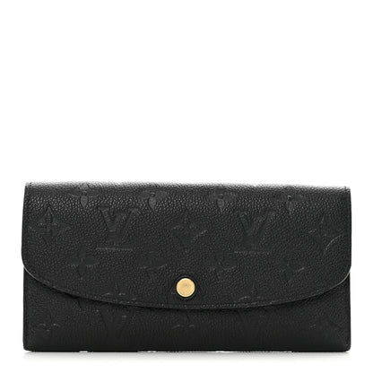 Louis Vuitton Empreinte Emilie Wallet Black Dune 1 of 8